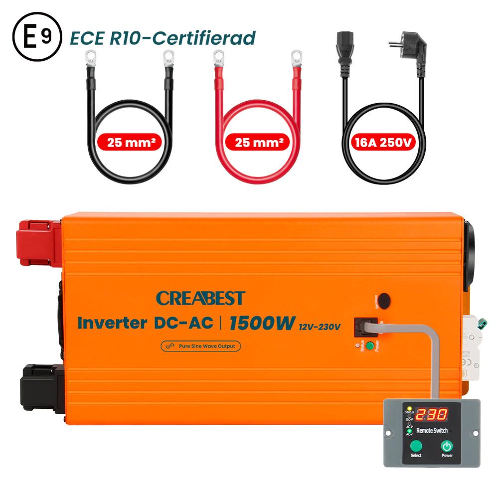 1500W Inverter 12v 230v