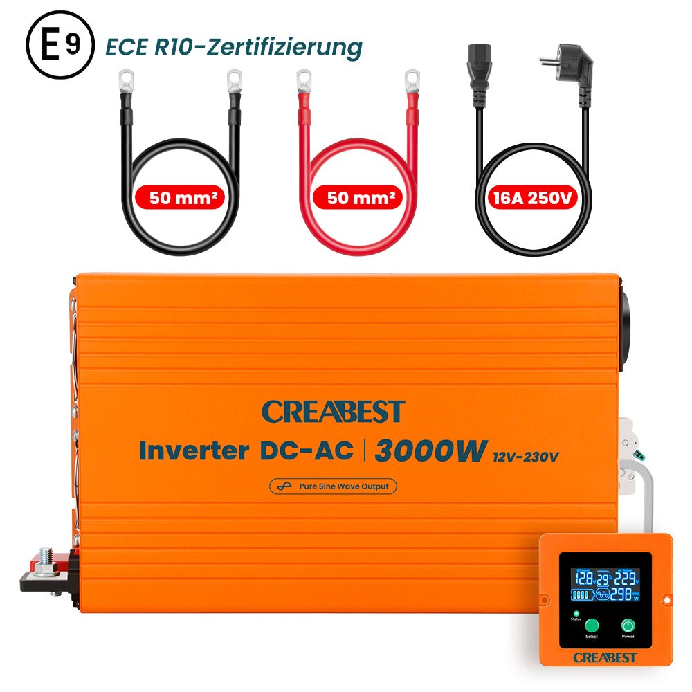 3000W Inverter 12v 230v