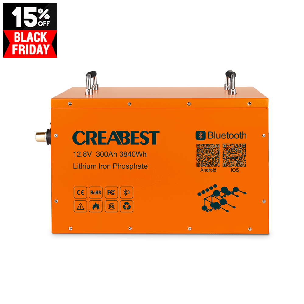 creabest lifepo4 batteri 12V 300ah