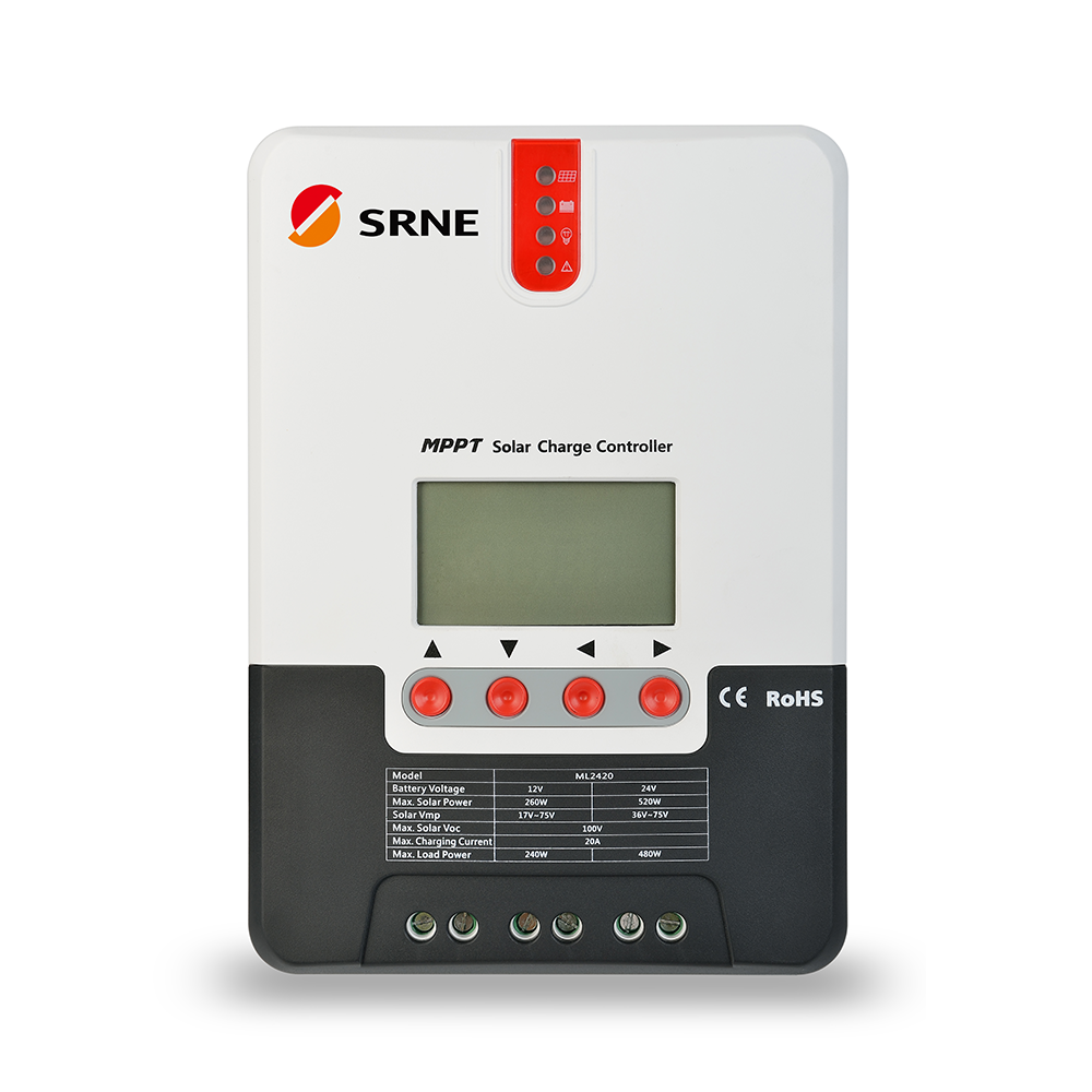 MPPT Regulator Laddningsregulator 20A 12V/24V