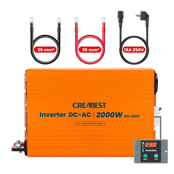 2000w Inverter 12v 230v till Husbil